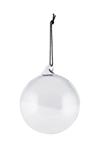 House Doctor Ornament All glass Light Grey 12 cm - Fransenhome